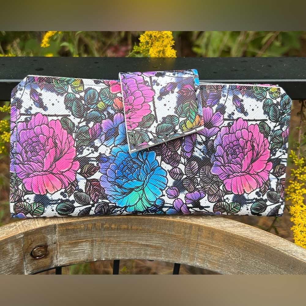 Vibrant Floral Women's Wallet